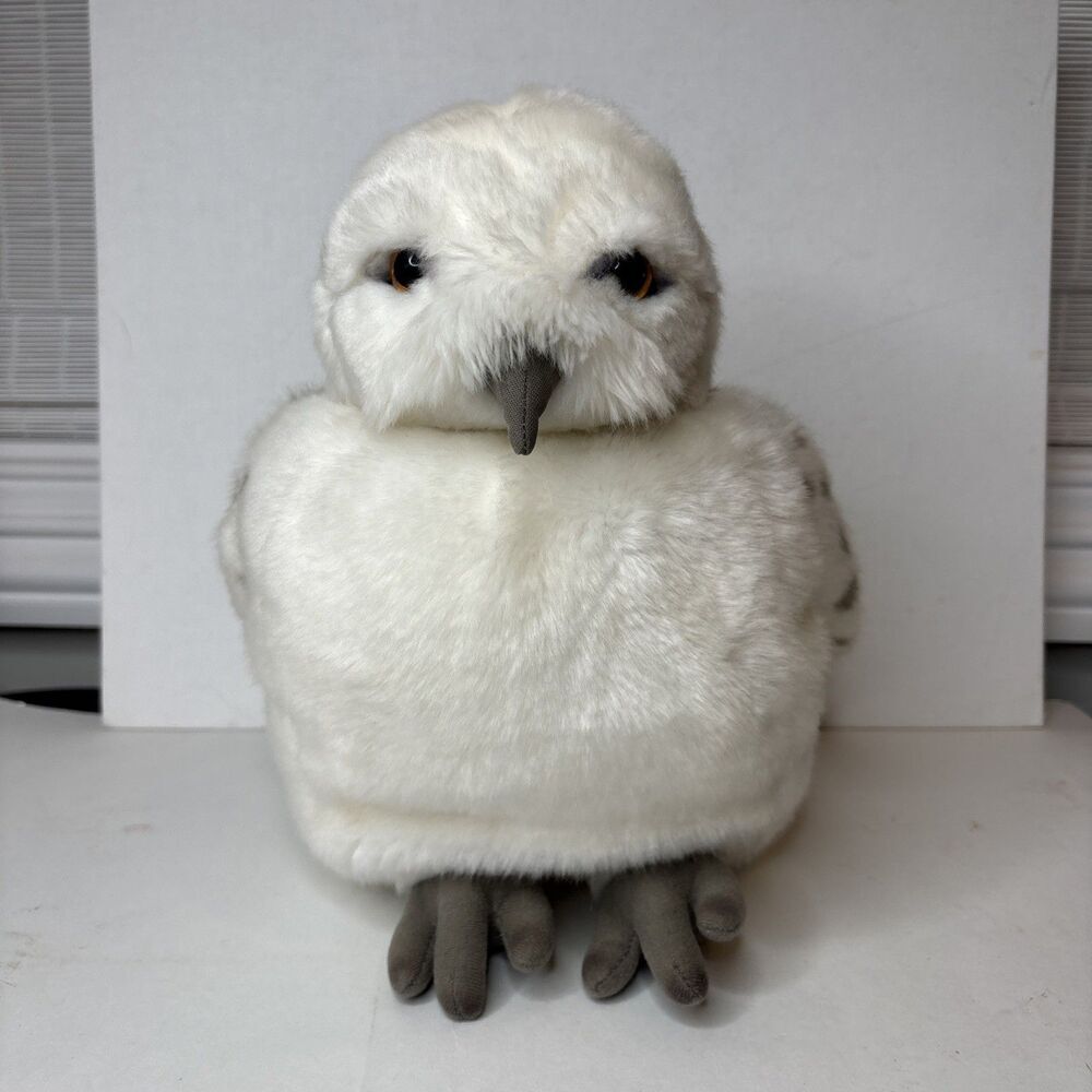 Harry Potter Wizarding World Hedwig 13β Plush Owl Puppet w/ sound Turning Head